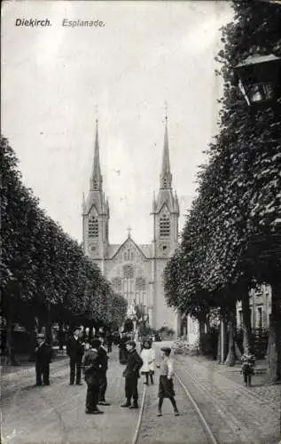 Ak Diekirch Luxemburg, Esplanade