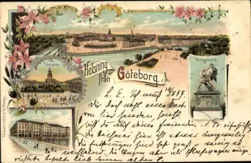 Litho Göteborg Schweden, Panorama, Denkmal, Museum