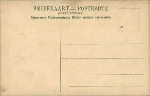 Ak Middelburg Zeeland Niederlande, Langeviele, Straßenpartie