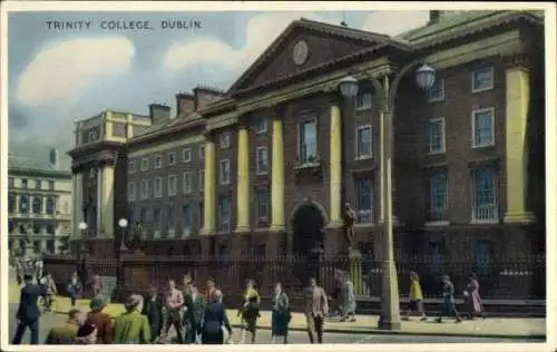 Ak Dublin Irland, Trinity College