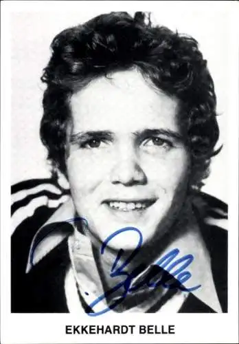 Ak Schauspieler Ekkehardt Belle, Portrait, Autogramm