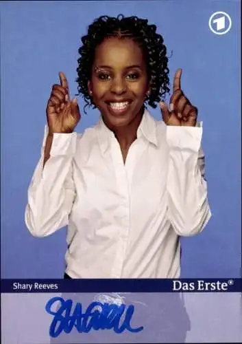 Ak Schauspielerin Shary Reeves, Portrait, Autogramm