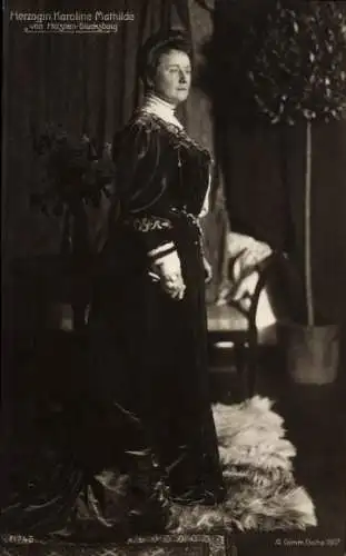 Ak Herzogin Karoline Mathilde von Holstein Glücksburg