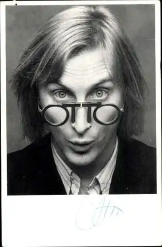 Ak Komiker und Schauspieler Otto Waalkes, Portrait, Autogramm
