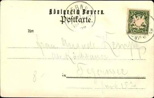 Ak Ingolstadt an der Donau Oberbayern, Fortifikation, Garnisonkirche