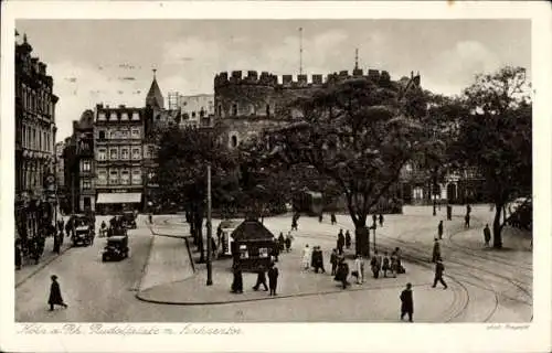 Ak Köln am Rhein, Rudolfsplatz, Hahnentor