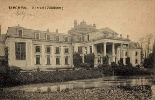 Ak Izegem Iseghem Westflandern, Kasteel, Südseite