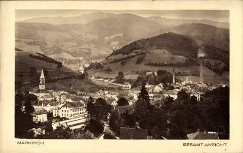 Ak Sainte Marie aux Mines Markirch Elsass Haut Rhin, Gesamtansicht