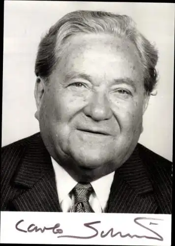 Foto Carlo Schmid, SPD-Politiker