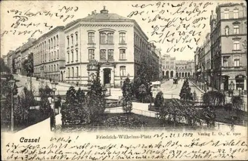 Ak Kassel in Hessen, Friedrich-Wilhelms-Platz