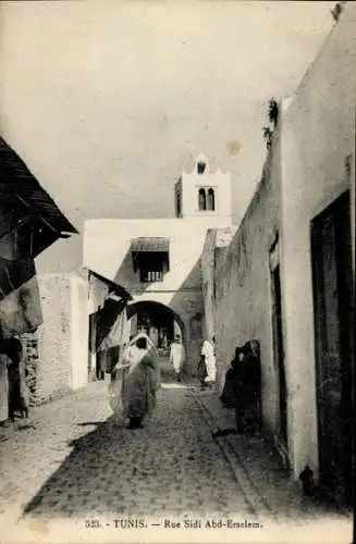 Ak Tunis, Tunesien, Rue Sidi Abd-Erselem