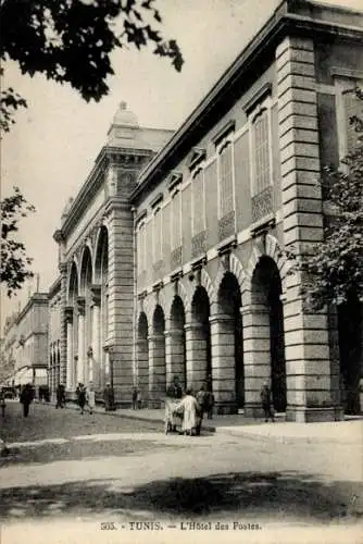 Ak Tunis, Tunesien, Hotel des Postes