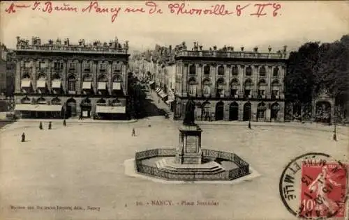 Ak Nancy Meurthe et Moselle, Place Stanislas