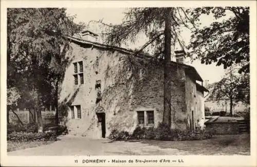 Ak Domrémy la Pucelle Lothringen Vosges, Haus von St. Jeanne d'Arc