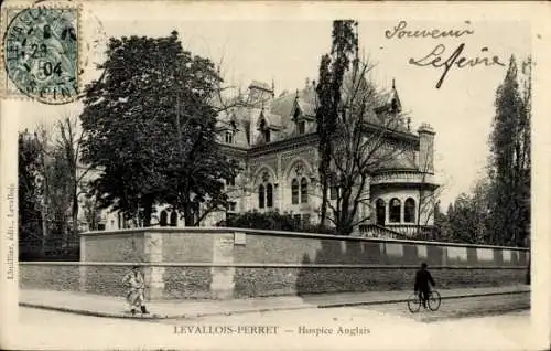 Ak Levallois Perret Hauts de Seine, Hospice Anglais