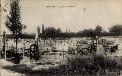 Ak Revigny Meuse, Militärfriedhof