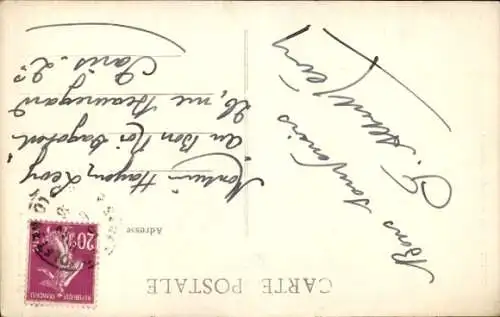 Ak Cholet Maine et Loire, Cafe, Rue du Commerce