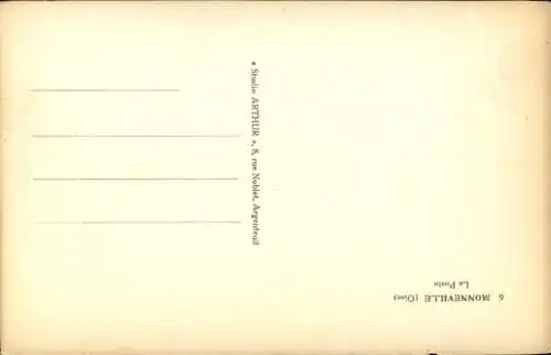 Ak Monneville Oise, Post