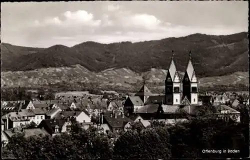 Ak Offenburg in Baden Schwarzwald, Teilansicht