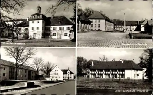 Ak Triesdorf Weidenbach in Mittelfranken, Landfrauenschule, Landwirtschafsschule, Molkereischule