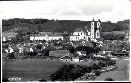 Ak Ottobeuren in Oberschwaben Allgäu, Gesamtansicht