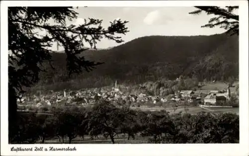 Ak Zell am Harmersbach Schwarzwald Baden, Gesamtansicht