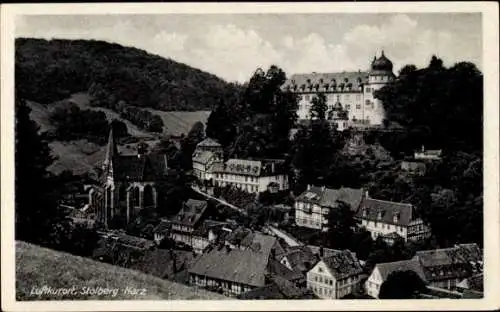 Ak Stolberg im Harz, Ortsansicht