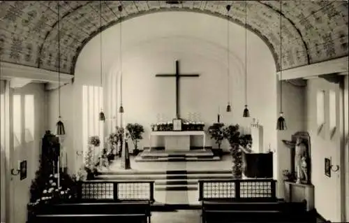 Ak Oker Goslar am Harz, St. Konrad-Kirche, Innenansicht