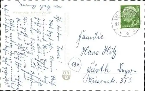 Ak Weidenberg in Oberfranken, Teilansicht