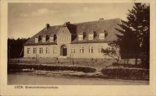 Ak Leck in Nordfriesland, Grenzvolkshochschule