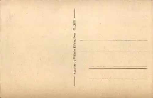 Ak Bonn am Rhein, Weiher, Boot