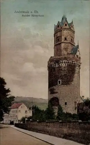 Ak Andernach am Rhein, Runder Römerturm