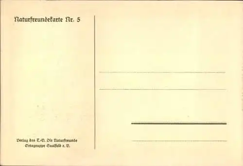 Künstler Ak Saalfeld an der Saale Thüringen, obere Tormauer