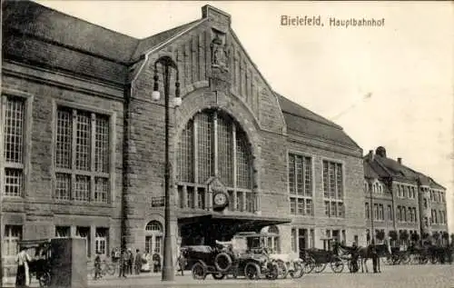 Ak Bielefeld in Nordrhein Westfalen, Hauptbahnhof