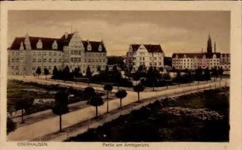 Ak Oberhausen Rhein, Amtsgericht