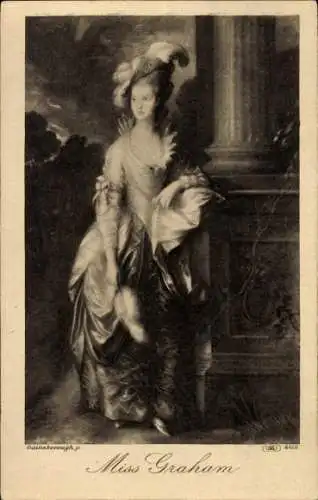 Künstler Ak Gainsborough, Miss Graham