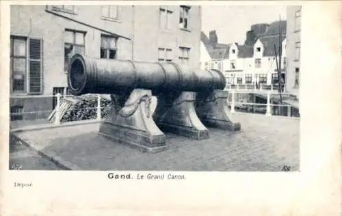 Ak Gand Gent Ostflandern, Le Grand Canon