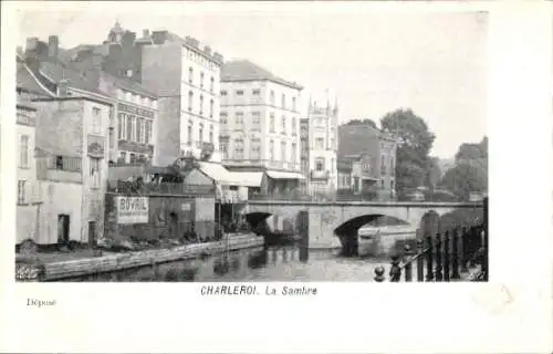 Ak Charleroi Wallonien Hennegau, La Sambre