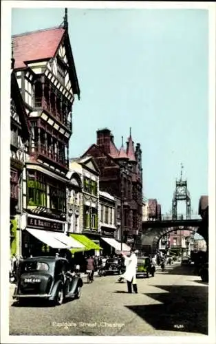 Ak Chester Cheshire England, Eastgate Street