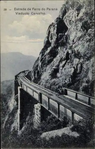 Ak Brasilien, Estrada de Ferro do Parana, Viaducto Carvalho