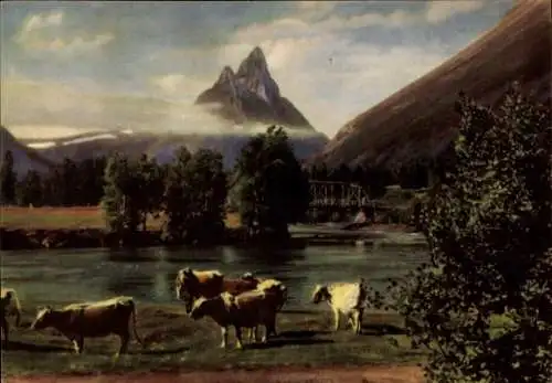 Ak Lyngen Norwegen, Troms, Signaldalen