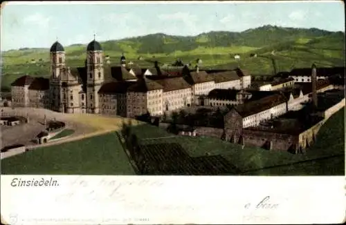 Litho Einsiedeln Kanton Schwyz Schweiz, Kloster Einsiedeln