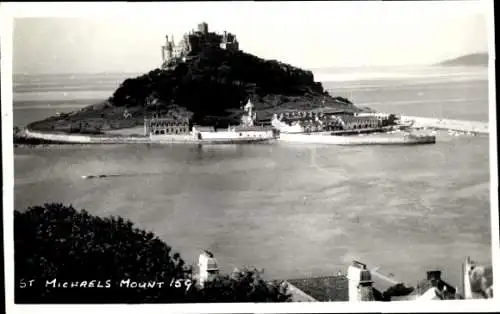 Ak Marazion Cornwall England, Sankt Michael's Mount