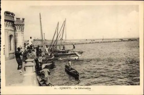 Ak Dschibuti, Hafen, Boote