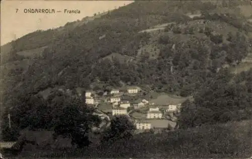 Ak Ondarolle Ondarrola Arnéguy Arnegi Baskenland Pyrénées-Atlantiques, Gesamtansicht