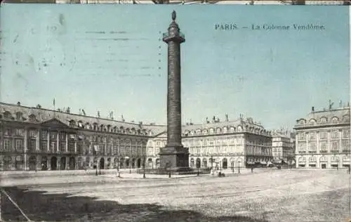 Ak Paris I, La Colonne Vendôme
