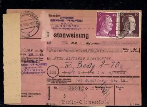 PAW Nr. 795, 797 "Berlin-Siemensstadt 29.3.45"