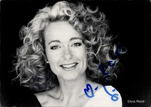 Ak Schauspielerin Silvia Reize, Portrait, Autogramm