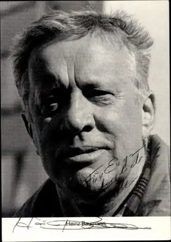 Ak Schauspieler Heinz Baumann, Portrait, Autogramm