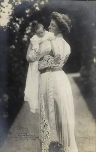 Ak Herzogin Victoria Adelheid, Prinzessin Caroline Mathilde von Sachsen Coburg Gotha